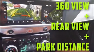 Jaguar E05  I F E Pace - 360 view set-up surround view camera to landscape mode