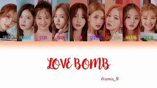 프로미스나인 (fromis 9) - Love Bomb Color Coded Lyrics Han/Rom/Eng