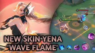 NEW SKIN YENA 'WAVE FLAME' | Arena of Valor Review