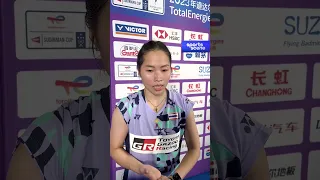 Ratchanok Intanon reflects on beating Michelle Li｜#SudirmanCup2023｜Thailand｜Badminton｜รัชนก อินทนนท์