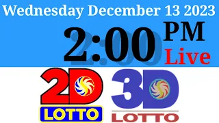 Pcso Lotto Result live Today 2pm December 13 2023