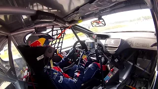 Timmy Hansen Onboard from 2015 Sweden RX Final - World RX Rallycross