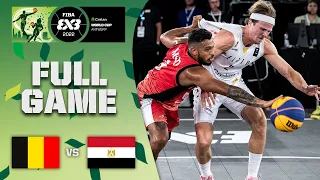 Belgium v Egypt | Men | Full Game | Crelan FIBA 3x3 World Cup 2022