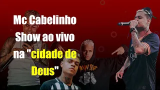 Mc Cabelinho show ao vivo cantando " Nossa Música " ft Glória Groove na " cidade de Deus " #brasil