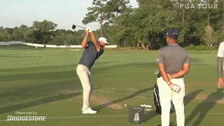 Dustin Johnson range session Palmetto Championship