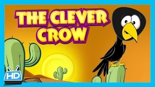 The Clever Crow Story In English | Thirsty Crow Story | Kids Hut