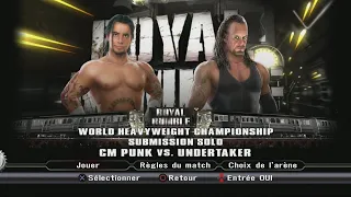 WWE SMACKDOWN VS RAW 2009 (CM PUNK VS UNDERTAKER) SUBMISSION (PS3)