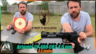 Pistolet à plombs Artemis CP400 black 4.5 mm Un flingue a posséder !