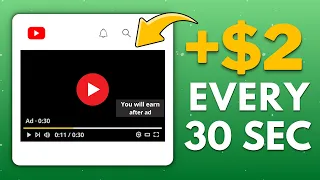 Earn $2.00 Every 30 Seconds By Watching Video Ads | Make Money Online 2023