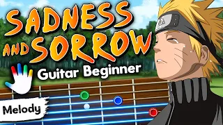 Sadness And Sorrow Guitar Lessons for Beginners Toshio - Masuda Tutorial | Backing Track