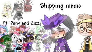 Read pinned comment!2! | Shipping Meme | Roblox Piggy - Gacha club test | Ft. Pony and Zizzy