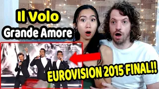 FIRST Time Reacting to IL VOLO - Grande Amore (Italy) - LIVE at Eurovision 2015 Grand Final