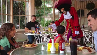 Captain Hook at Breakfast with Minnie and Friends