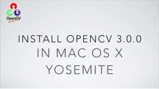 Install OpenCV 3.0.0 in Mac OS X Yosemite / El Capitan