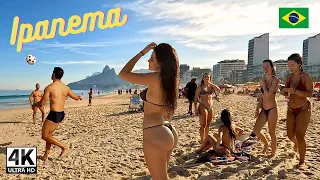 🇧🇷 Escape to IPANEMA BEACH: Discover the Magic of Rio de Janeiro | 4K
