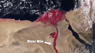 River Nile Turns Blood Red on NASA Satellite Image - End Times Prophecy