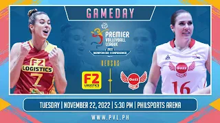 F2 LOGISTICS vs PETRO GAZZ | GAME 2 NOVEMBER 22, 2022 | 2022 PVL REINFORCED CONFERENCE