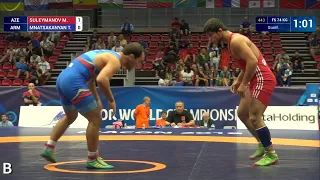 Qual. FS - 74 kg: M. SULEYMANOV (AZE) df. T. MNATSAKANYAN (ARM) by TF, 15-4