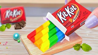 Amazing Rainbow KITKAT Cake 🌈 1000+ Satisfying Rainbow Chocolate Cake Recipes 💖