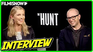 Betty Gilpin & Damon Lindelof Interview for THE HUNT