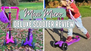 MAXI MICRO DELUXE LED FOLDABLE SCOOTER DEMO & REVIEW | GIFTED ITEMS