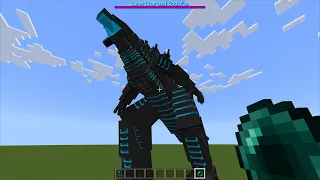 What's inside the SUPERCHARGED GODZILLA in Minecraft PE?