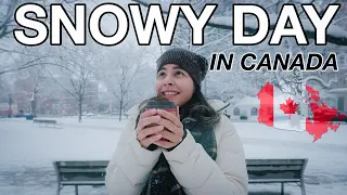 Snowy Day In Toronto, Canada| December 2021❄️  Chill Day in my Life | Life in Canada