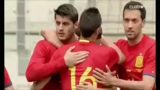 Morata Header Goal | Spain vs South Korea (4-0) | (6/1/2016)