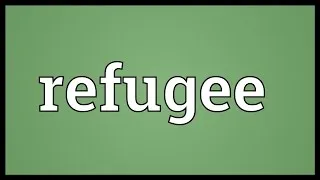 Refugee Meaning