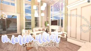 ๑՞. ROBLOX  | Bloxburg : : Minimalist Family House 120k