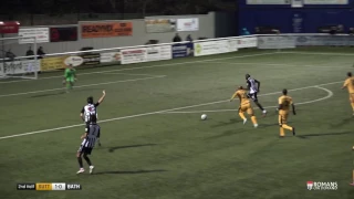 ACTION | Marvin Morgan finishes expertly but is denied by the linesman att Sutton Utd 10/12/16