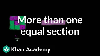 More than one equal section | Fractions | 3rd grade | Khan Academy
