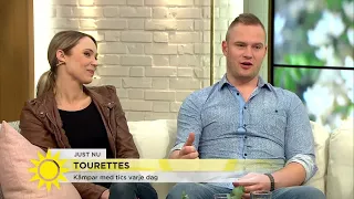 Tourettes: Linus fick diagnosen som 8-åring  - Nyhetsmorgon (TV4)