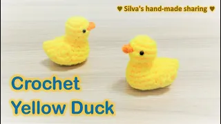 Super Easy Crochet Yellow Duck - Little Ducks | ❤️‍🔥 Step by Step ❤️‍🔥