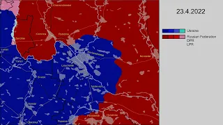 Battle of Sievierodonetsk and Lysychansk (Feb.-July 2022), Every Day