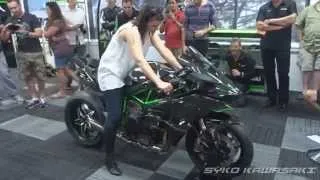 Kawasaki H2R (Track Version) Exhaust Sound