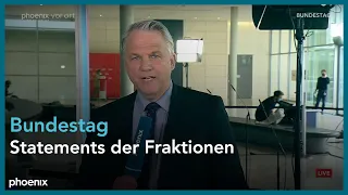 Bundestag: Aktuelles aus den Fraktionen