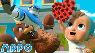 VALENTINE'S DAY DISASTER! | ARPO The Robot | Funny Kids Cartoon | ARPO and Daniel Full Episode