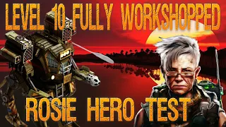War Commander: Rosie Level 10 Fully Workshopped Test.