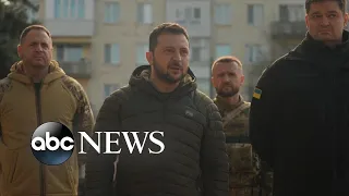 Zelenskyy visits Kherson, calls liberation ‘beginning of the end of the war’ | ABCNL