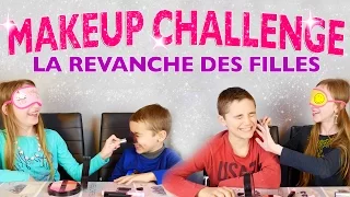 MAKEUP CHALLENGE Filles VS Garçons - La vengeance des filles : Maquillage à l'aveugle !