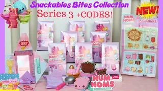 NEW Num Noms Snackables BITES Series 3 Collection Part 1 + Hack Codes 22 NEW SLIMES
