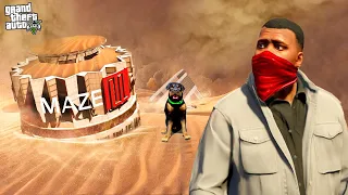 Franklin And Chop Surviving Biggest Sandstorm in GTA 5 !