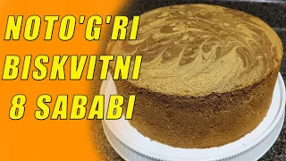 8 REASONS FOR WRONG MARBLE SPONGE CAKE II Right way of baking marble sponge cake 🍰