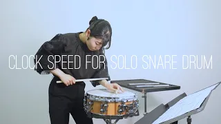 Clock Speed for Solo Snare Drum