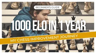 Chess Improvement Journey: From Beginner to 1000 ELO in 1 Year!