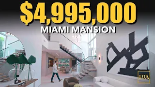 Tour a $4,995,000 MANSION in Miami Florida | Luxury Home Tour | Peter J Ancona