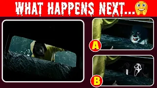 Guess What Happens Next...? Horror Movie Quiz | Valak, GhostFace, Pennywise, M3GAN