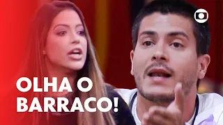 Arthur e Laís discutem e se atacam no Jogo da Discórdia | Mais Você | TV Globo