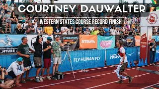 Courtney Dauwalter 2023 Western States 100 Course Record Finish